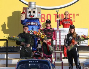 Better Half Dash podium finishers (photo - Charlotte Motor Speedway)
