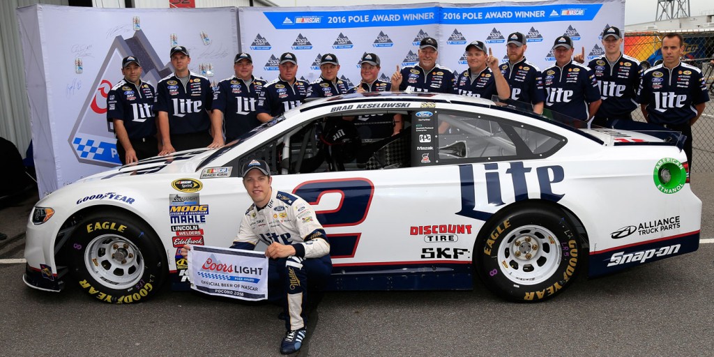 Brad Keselowski and the No. 2 crew (photo - NASCAR via Getty Images)